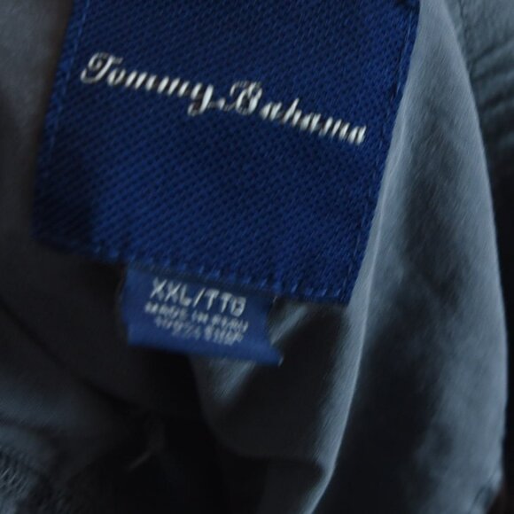 Tommy Bahama 100% Pima Cotton Shorts XXL Faded Grey Resortwear Coastal Surfer - Picture 2 of 9